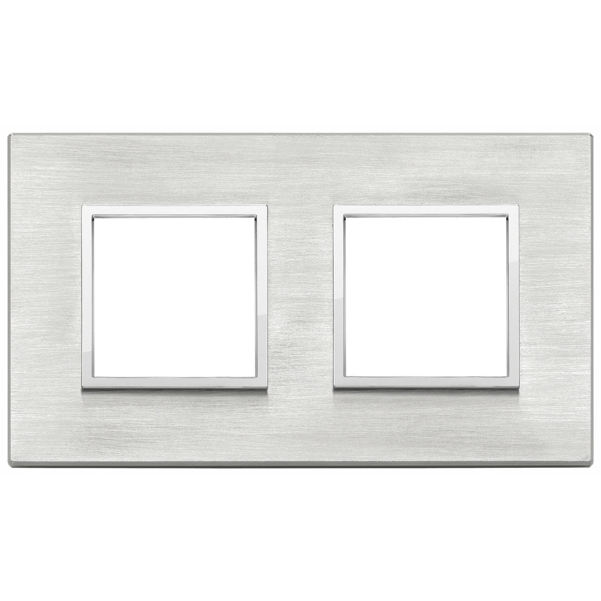 Vimar Eikon Evo Plate 4M (2+2) 71MM Aluminium Grey