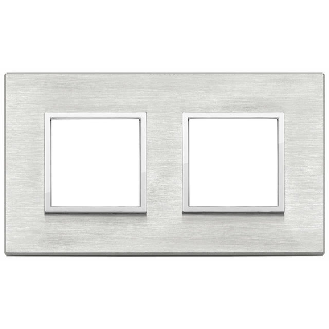 Vimar Eikon Evo Plate 4M (2+2) 71MM Aluminium Grey