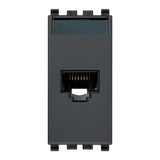 Eikon RJ45 Cat 6 Netsafe UTP 110 Outlet Grey