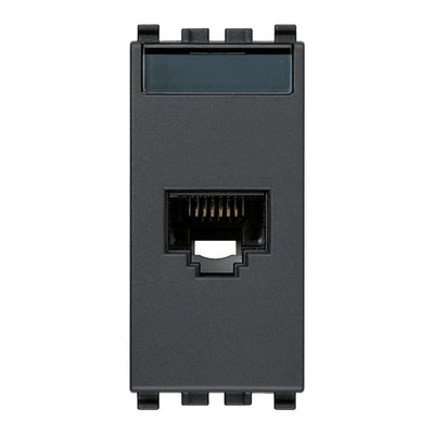 Eikon RJ45 Cat 6 Netsafe UTP 110 Outlet Grey