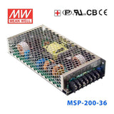 Mean Well MSP-200-36  Power Supply 205.2W 36V 5.7A