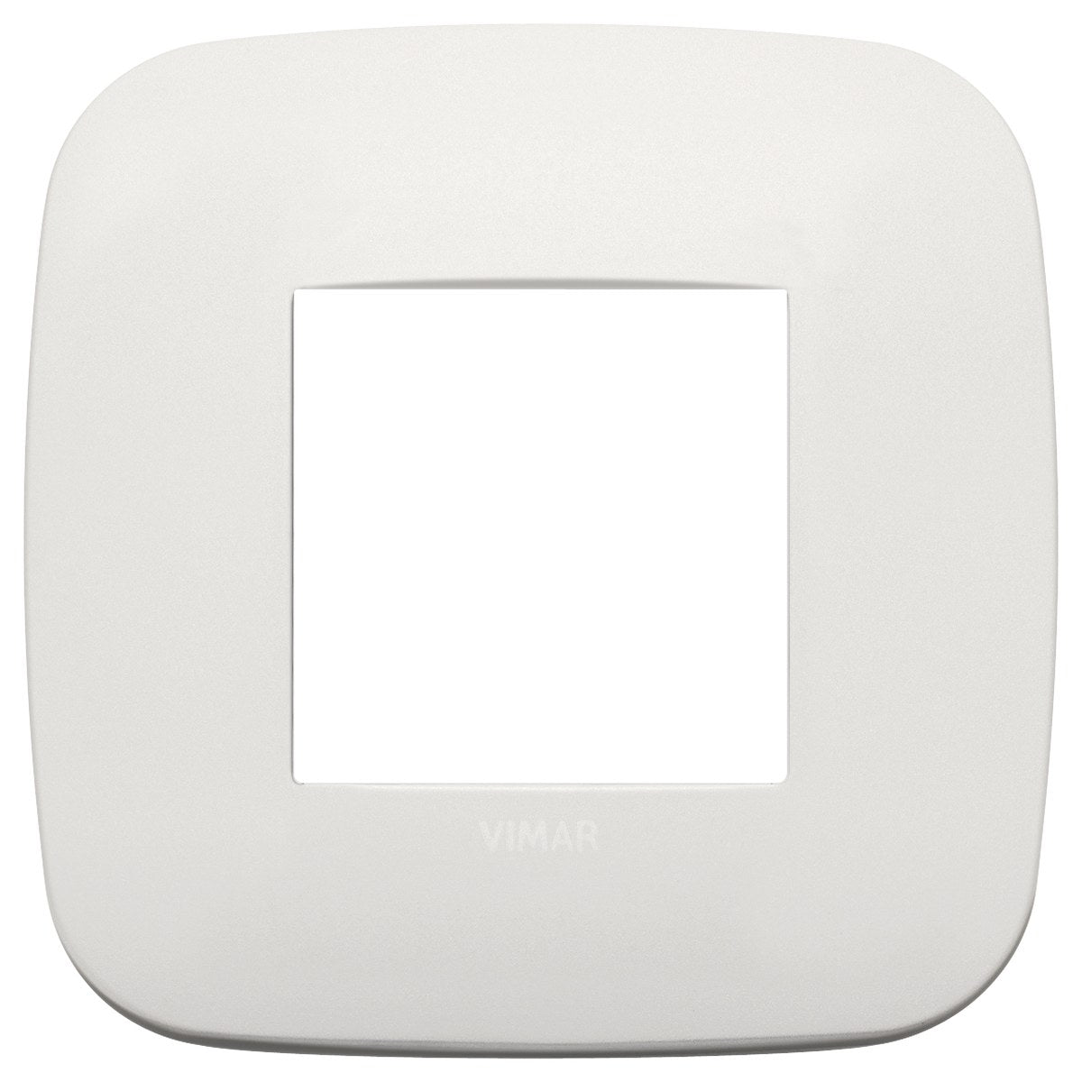 Vimar Arke Round Plate 2M Metal Matt Pearl