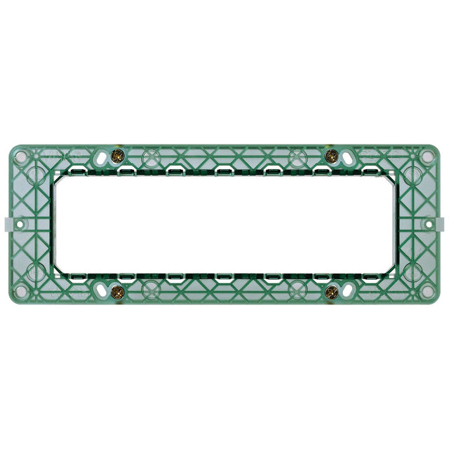 Vimar VM-14617 Frame 7M with Screws Green