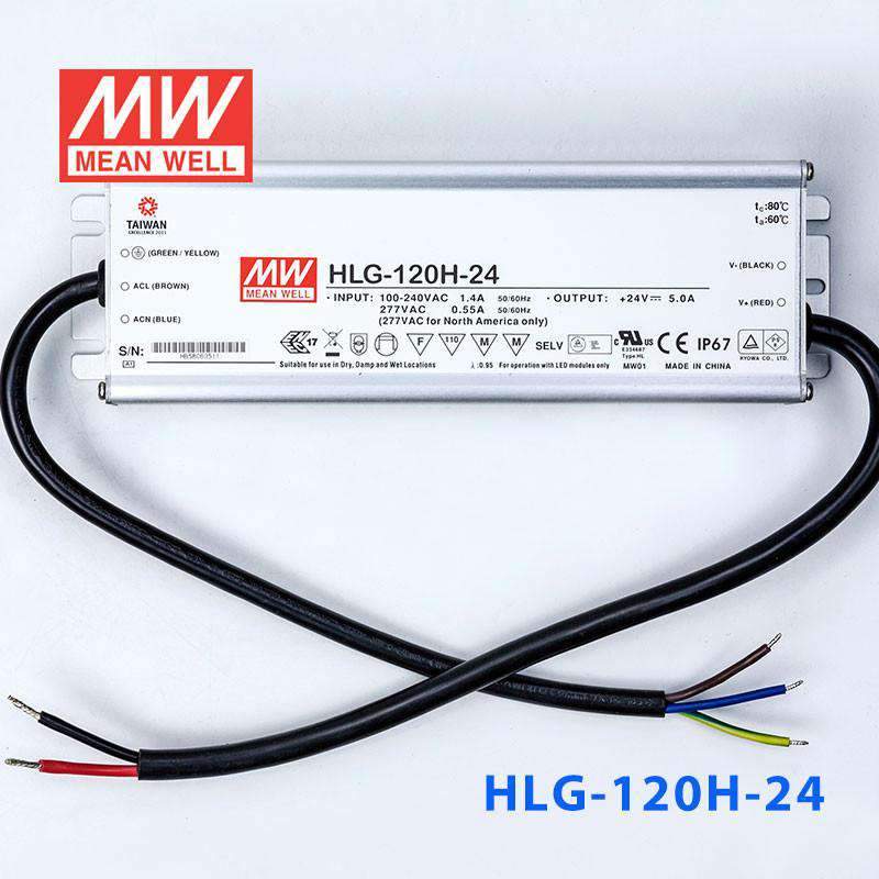 Mean Well S-HLG-120H-24 Power Supply 120W 24V with AU/NZ plug - PHOTO 2