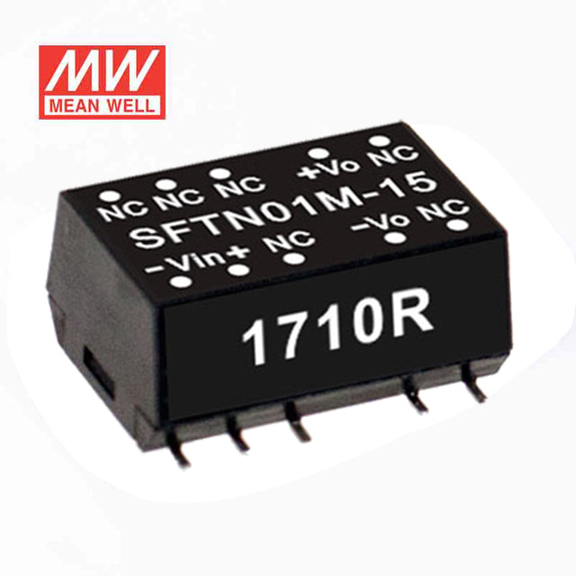 Mean Well SFTN01L-05 DC-DC Converter - 1W - 4.5~5.5V in 5V out 200mA