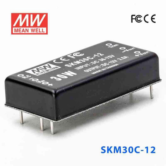 Mean Well SKM30C-12 DC-DC Converter - 30W - 36~75V in 12V out