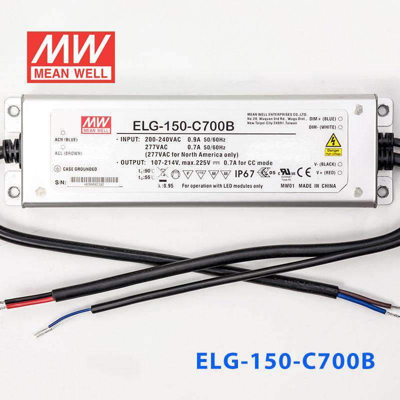 Mean Well ELG-150-C700B Power Supply 150W 700mA - Dimmable - PHOTO 2