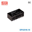 Mean Well DPU01N-15 DC-DC Converter - 1W - 21.6~26.4V in ±15V out 33mA