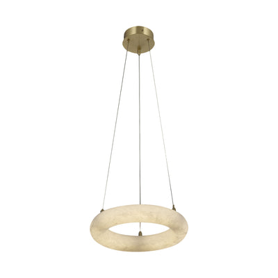 Archilight Alabaster - Stone Halo Pendant 340