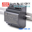 Mean Well HDR-100-24 Ultra Slim Step Shape Power Supply 100W 24V 3.83A - DIN Rail