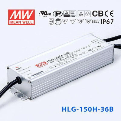 Mean Well HLG-150H-36B Power Supply 150W 36V- Dimmable 4.2A