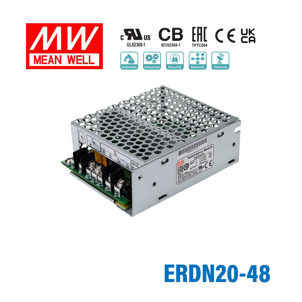 Mean Well ERDN20-48 Redundancy Module Power Supply 20A