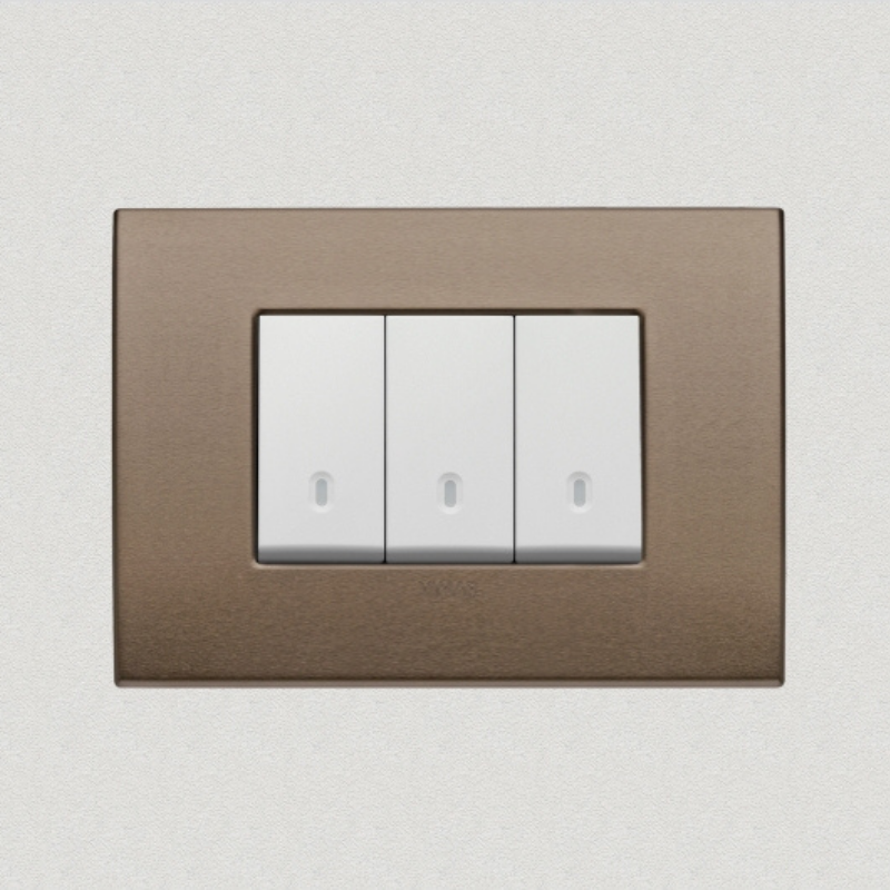 Vimar Arke Metal 3 Gang switch - Dark Bronze - 16A - PHOTO 4