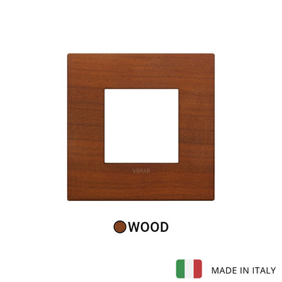 Vimar Arke Classic Plate 2M Cherry Wood - Square
