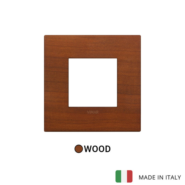 Vimar Arke Classic Plate 2M Cherry Wood - Square