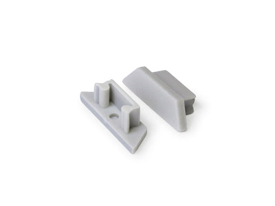 Archilight End Cap for ARCUS - Without Wiring Hole - Silver