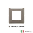 Vimar Plana Plate 2M Technopolymer Grey - Square