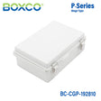 Boxco P-Series 190x280x100mm Plastic Enclosure, IP67, IK08, PC, Grey Cover, Molded Hinge and Latch Type
