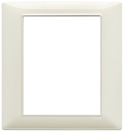 Vimar Plana Plate 8M Technopolymer Granite White