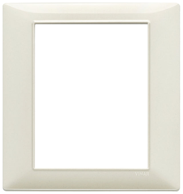 Vimar Plana Plate 8M Technopolymer Granite White