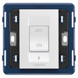 Arke 2P 45A 1-Way Cooker Switch 3M White