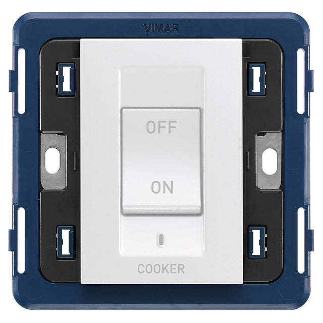 Arke 2P 45A 1-Way Cooker Switch 3M White