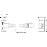 Plana HDMI Socket Connector White - PHOTO 3