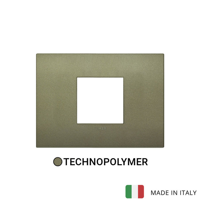 Vimar Arke Classic Plate 2centrM Technopolymer Matt Green