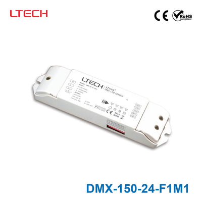 Ltech DMX-150-24-F1M1 150W 24VDC CV DMX LED Driver - DMX dimmable 6.25A