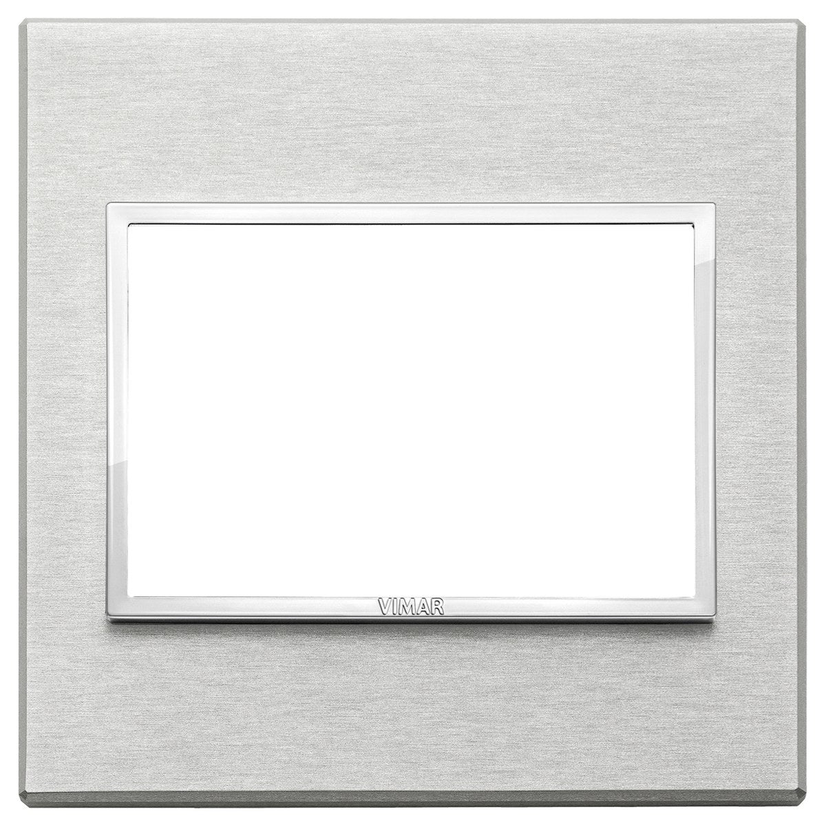 Vimar Eikon Evo Plate 3M Aluminium Grey