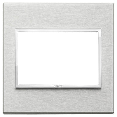 Vimar Eikon Evo Plate 3M Aluminium Grey