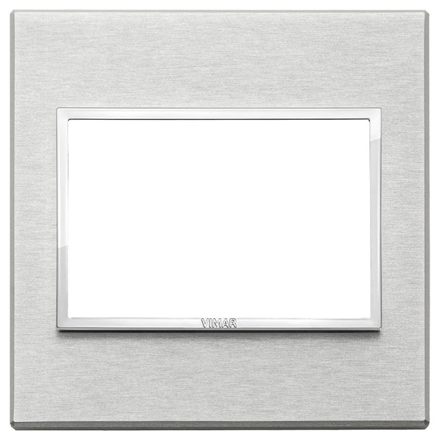Vimar Eikon Evo Plate 3M Aluminium Grey