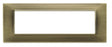 Vimar Plana Plate 7M Metal Antique Brass