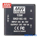 Mean Well SKE15C-15 DC-DC Converter - 15W - 36~72V in 15V out 1A - PHOTO 2