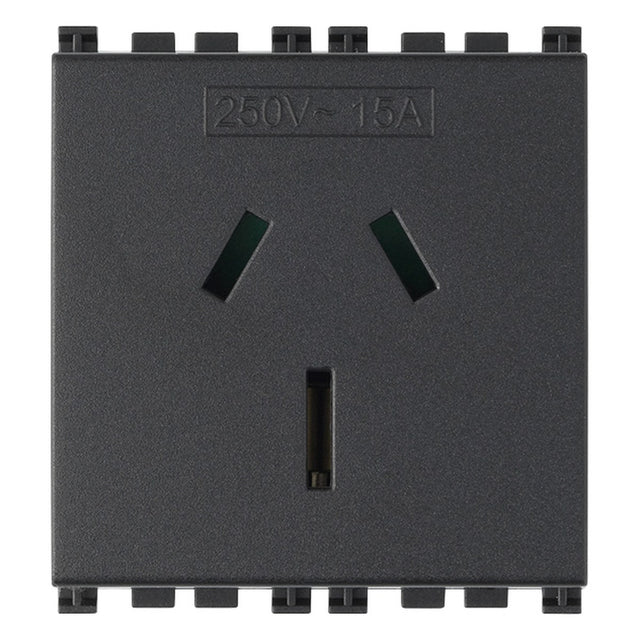 Vimar Arke 2P+E 15A Australian Sicury Outlet Grey