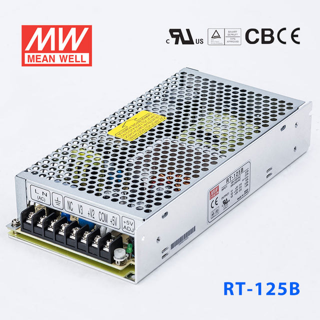 Mean Well RT-125B Power Supply 125W 5V 12V -12V