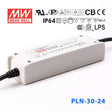 Mean Well PLN-30-24 Power Supply 30W 24V - IP64 1.25A