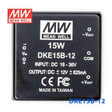 Mean Well DKE15B-12 DC-DC Converter - 15W - 18~36V in ±12V out 625mA - PHOTO 2