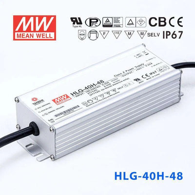 Mean Well HLG-40H-48 Power Supply 40W 48V 840mA