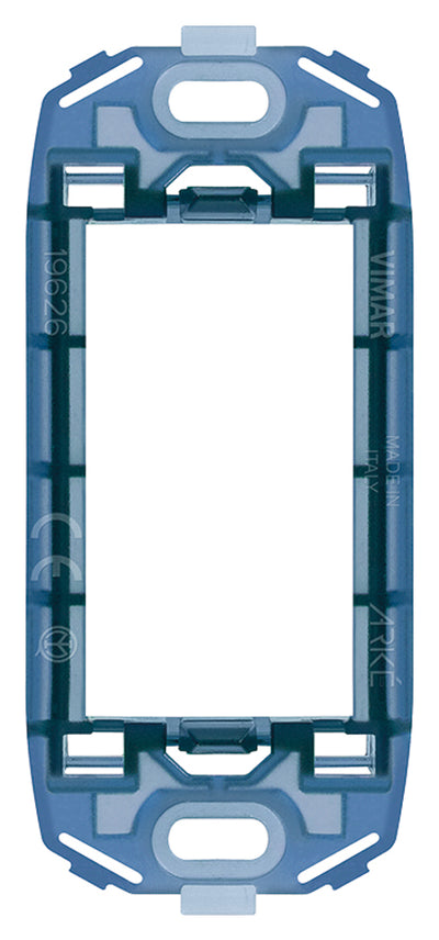 Vimar VM-19626 Frame 1M for Panel Mounting with Screws Blue