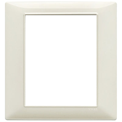 Vimar Plana Plate 8M Technopolymer Granite White
