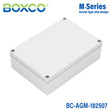 Boxco M-Series 180x255x75mm Plastic Enclosure, IP67, IK08, ABS, Grey Cover, Screw Type