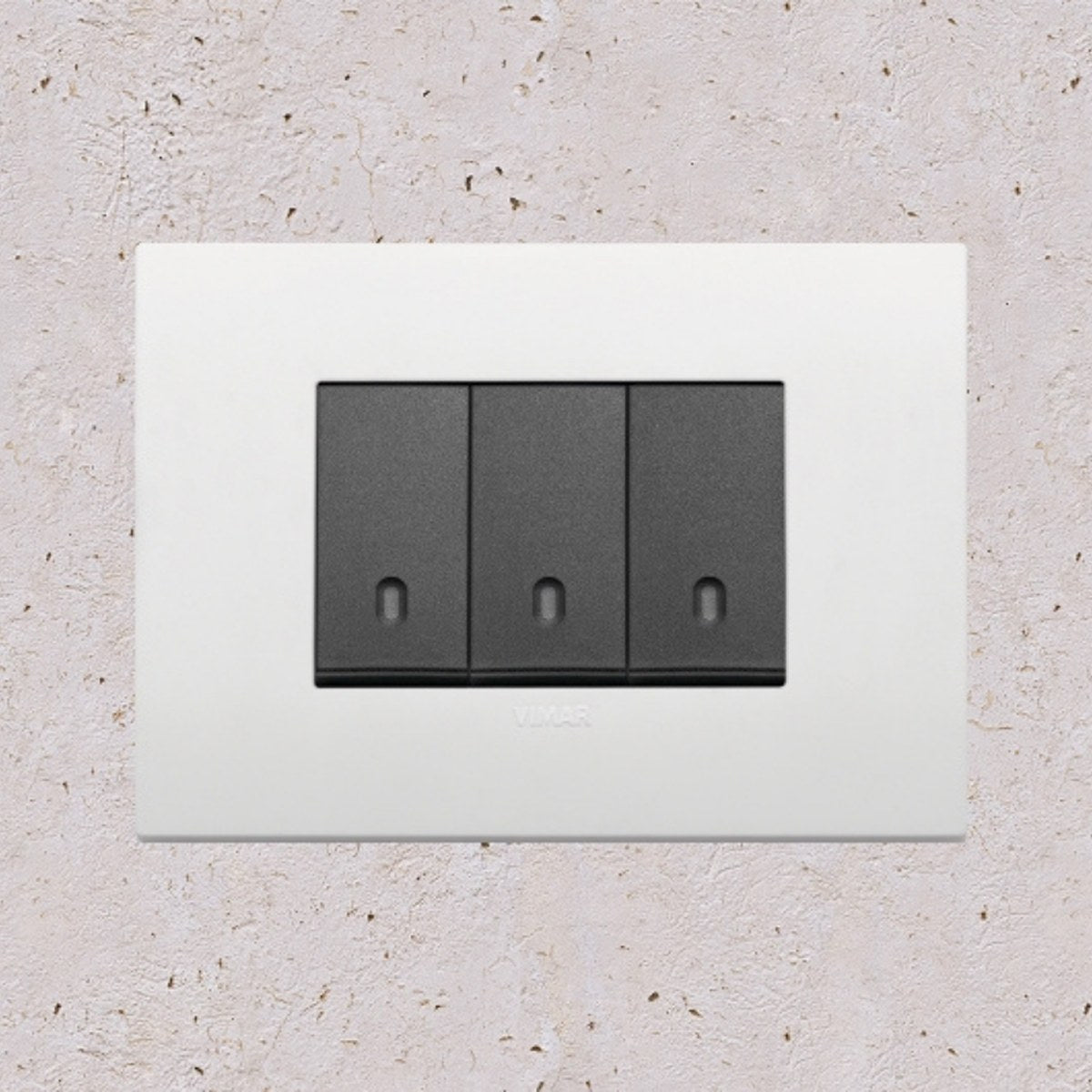 Vimar Arke Plastic 3 Gang switch - White - 16A - PHOTO 14
