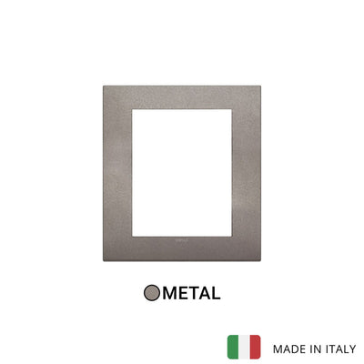 Vimar Arke Classic Plate 8M Metal Matt Titanium