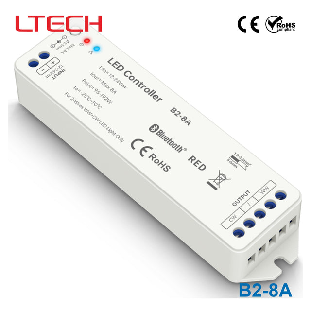 Ltech B2-8A 192W Bluetooth LED Controller