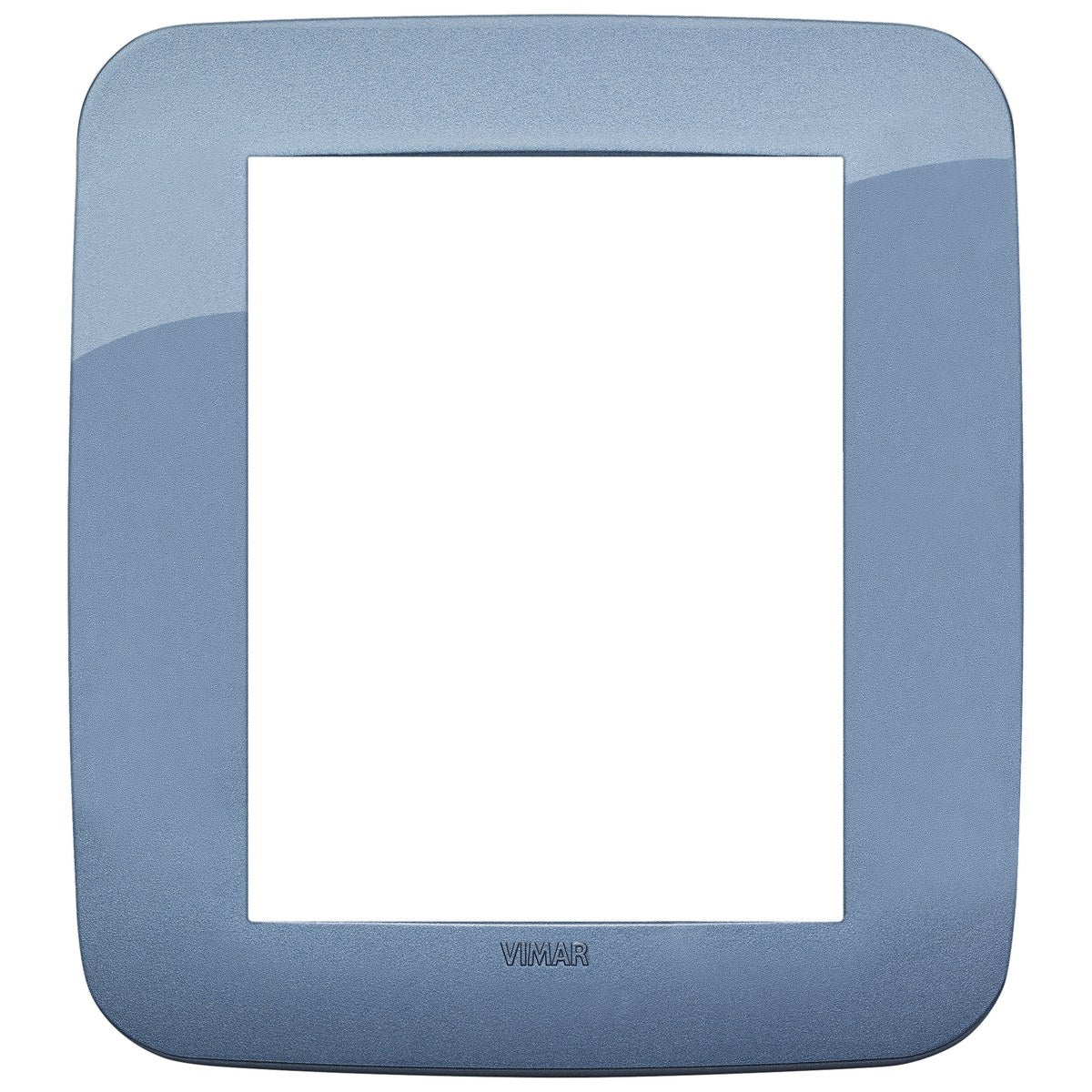 Vimar Arke Round Plate 8M Technopolymer Blue