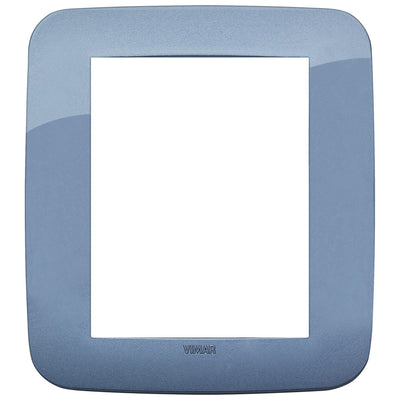 Vimar Arke Round Plate 8M Technopolymer Blue