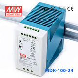 Mean Well MDR-100-24 Single Output Industrial Power Supply 100W 24V 4A - DIN Rail