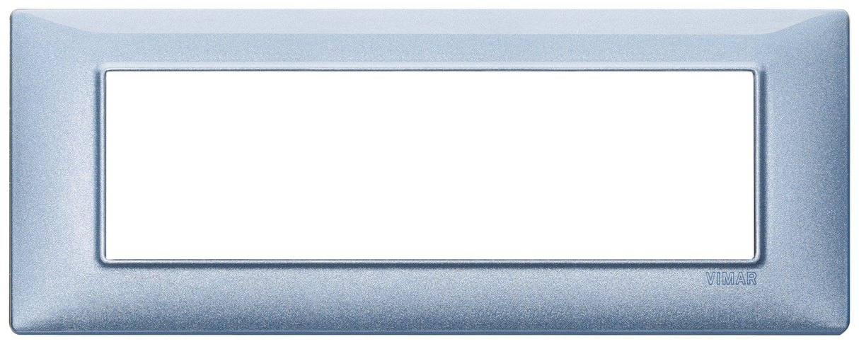 Vimar Plana Plate 7M Metallized Blue