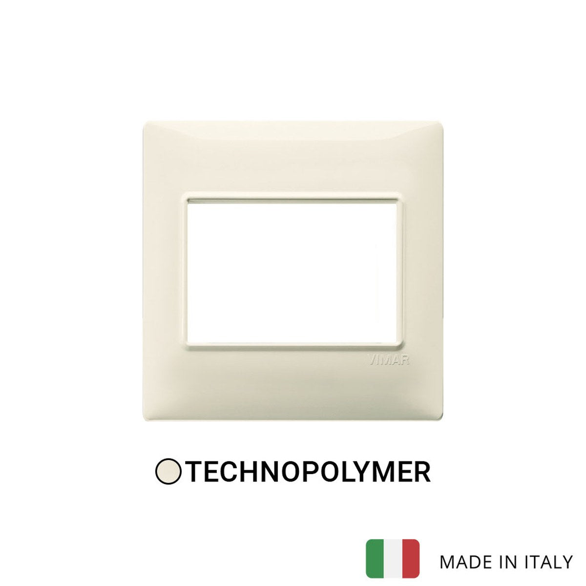 Vimar Plana Plate 3M BS Technopolymer Beige